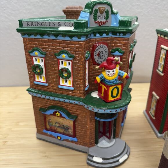 Dept. 56 Snow Village Saturday Morning Downtown Set Orig. Box, Missing Pieces - Picture 2 of 11